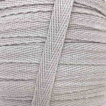 Тесьма х/б (кіперна) 10мм сірий М222 - furnitura.com.ua