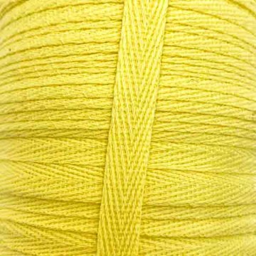 Тесьма х/б (киперная) 10мм желтая 5016 - furnitura.com.ua