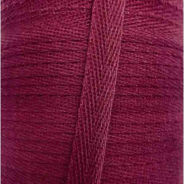 Тасьма х/б (кіперна) 10мм бордова 5163 - furnitura.com.ua