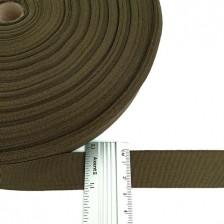 Тесьма окантовочная хаки, 25 мм