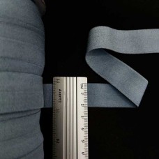стрейч бейка  20 мм-№А003- серо-голубая (матовая) | furnitura.com.ua