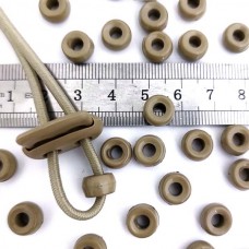 Бусины под стопор кайот (100шт) | furnitura.com.ua