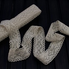 Мереживо кроше натуральне, 4.5 см | furnitura.com.ua