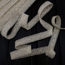 Мереживо кроше натуральне, 1.5 см