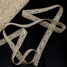 Мереживо кроше натуральне,1 см | furnitura.com.ua