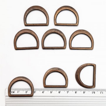 Полукольцо антик, 25мм - furnitura.com.ua