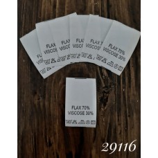 бирка, 3х5 см, полиэфир | furnitura.com.ua