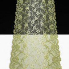 Кружево Италия арт.108 меланж фисташков, шир 17 см, боб 10 м