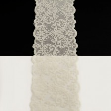 Мереживо Італія арт.129 екру+велюр, шир 8 см, бобі 10 м