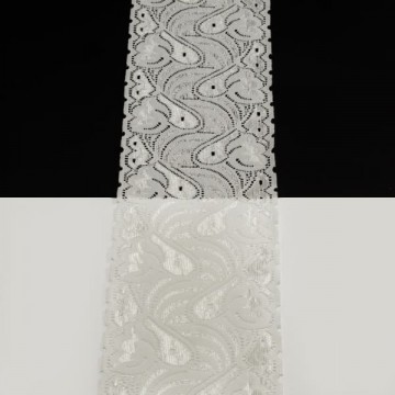 Кружево Италия молочное, 9 см - furnitura.com.ua