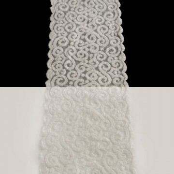 Кружево Италия арт.135 белое, шир 12 см, боб 10 м - furnitura.com.ua