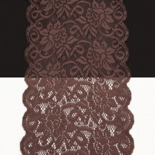 Мереживо Італія арт.156 темно какао, шир 14 см, боб 10 м