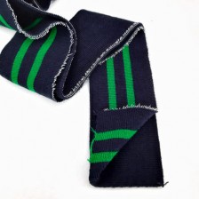 резинка довяз ластик, синяя с зеленой полоской