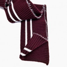 Резинка довяз,бордо+2 білі смужки | furnitura.com.ua