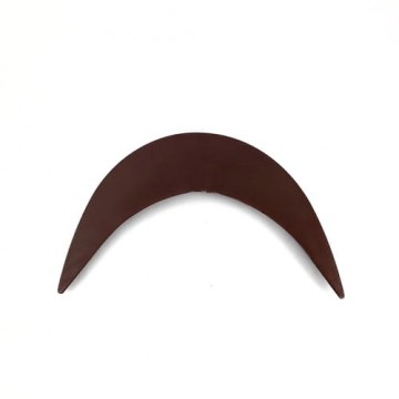 козирок коричневий, 5,5х21 см - furnitura.com.ua