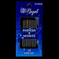 набор игл Royal арт.06048 №8-ассорти, уп 12  шт | furnitura.com.ua