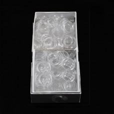 Регулятор кольцо прозрачное пластик, 1.5 см | furnitura.com.ua