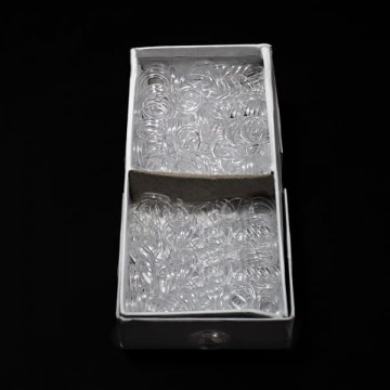 Регулятор кольцо прозрачное пластик, 1 см - furnitura.com.ua