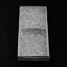 Регулятор кольцо прозрачное пластик, 1.2 см | furnitura.com.ua