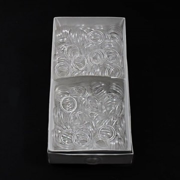 Регулятор кільце прозоре пластик, 1.2 см - furnitura.com.ua