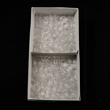 Регулятор кільце прозоре пластик, 0.8 см - furnitura.com.ua