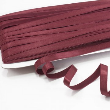 Резинка для бретелей бордовая, 1 см - furnitura.com.ua