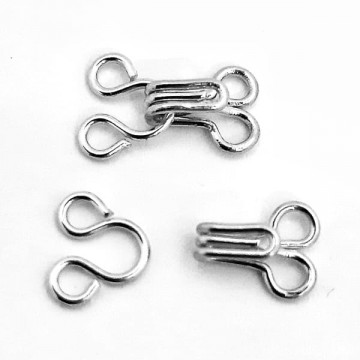 Пришивные крючки № 0, антимагнит-никель - furnitura.com.ua