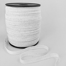 Тесьма х/б (киперная) белая, 10мм 