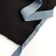 Резинка бейка серая, 16 мм  | furnitura.com.ua