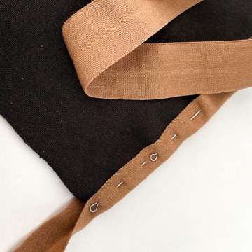 Резинка бейка рожеве дерево, 20 мм - furnitura.com.ua