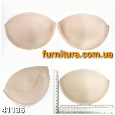 Чашка половинка бежевая с пуш-ап, №100 | furnitura.com.ua