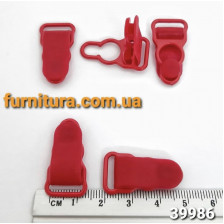 Держатель для чулок металл, красный