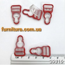 Держатель для чулок металл, красный