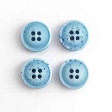 Ґудзик блакитний, 18 мм