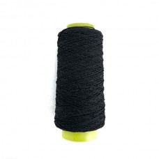 Нитка-резинка черная, 1 мм | furnitura.com.ua