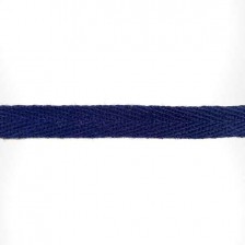 Тесьма х/б (кіперна) темно-синя, 10мм