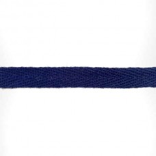 Тесьма х/б (кіперна) темно-синя, 10мм | furnitura.com.ua