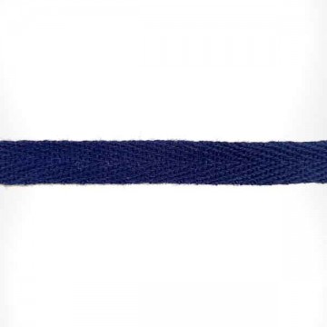 Тесьма х/б (кіперна) темно-синя, 10мм - furnitura.com.ua