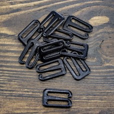 регулятор с крючком с черн эмалью 1,5 см,250 шт | furnitura.com.ua