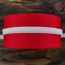 Резинка ажурна білизна біла, 10 мм 