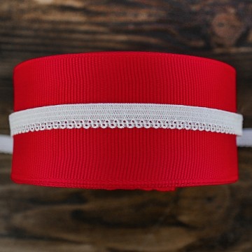 Резинка ажурна білизна біла, 10 мм - furnitura.com.ua