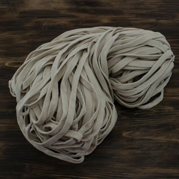 канат х/б FB плоский 10 мм, сырьевой, боб 100 м - furnitura.com.ua