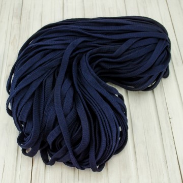 канат х/б FB плоский 10 мм, т.синий, боб 100 м - furnitura.com.ua