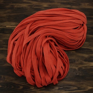 канат х/б FB плоский 15 мм, оранж, боб 100 м - furnitura.com.ua