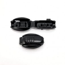 Наконечник фасоль, чёрный | furnitura.com.ua