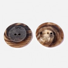 гудзик коричневий мультиколор