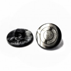 пуговица серо-черная перламутровая | furnitura.com.ua