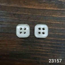 Ґудзик сорочковий білий, 9 мм | furnitura.com.ua