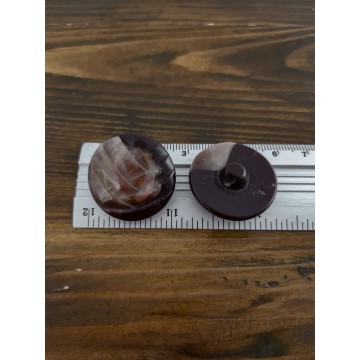 гудзик F L42/ніжка, коричневий мультиколор, уп.50 шт - furnitura.com.ua