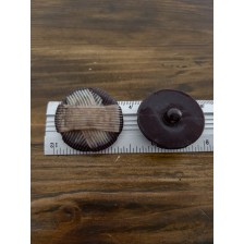 гудзик F L52/ніжка, коричневий мультиколор, уп.50 шт